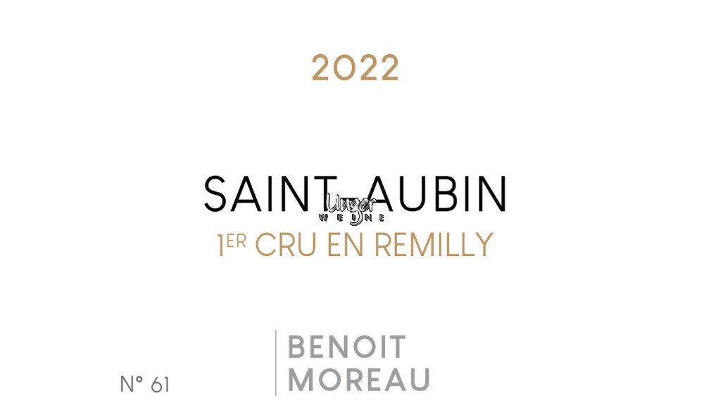 2022 Saint Aubin 1er Cru En Remilly Benoit Moreau Cote de Beaune