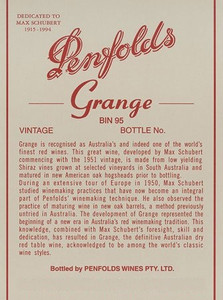 2015 Grange Penfolds Südaustralien