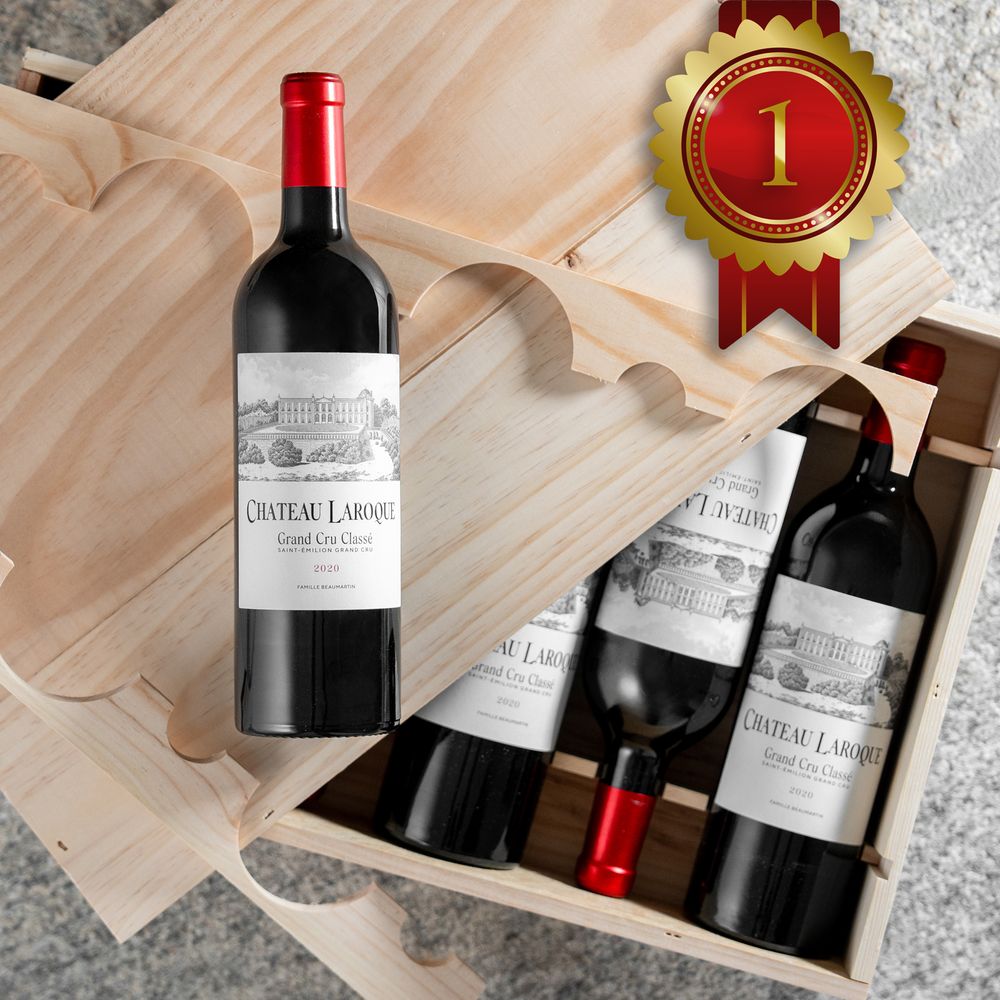 2020 Chateau Laroque "Flatrate" 12er OHK Chateau Laroque Saint Emilion