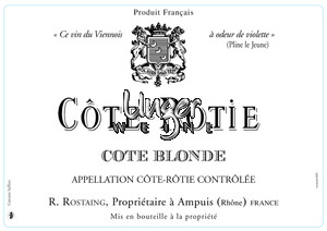 2000 Cote Rotie Cote Blonde Rostaing, Rene Rhone