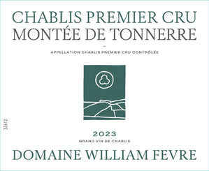 2023 Chablis Montee de Tonnerre Domaine 1er Cru Domaine William Fevre Chablis