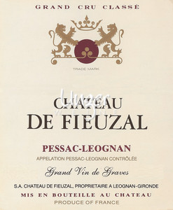 2022 Chateau de Fieuzal Rouge Chateau de Fieuzal Pessac Leognan