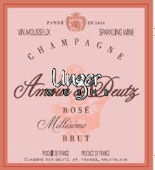 2013 Champagner Amour de Deutz Rose Deutz Champagne