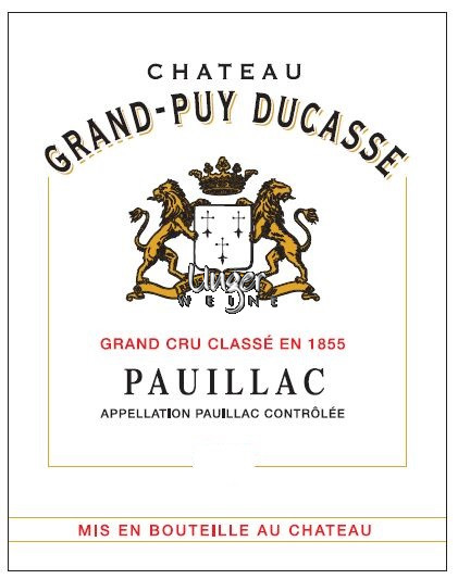 1989 Chateau Grand Puy Ducasse Pauillac