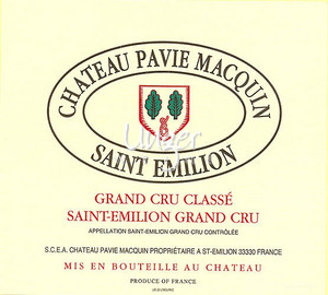 1996 Chateau Pavie Macquin Saint Emilion