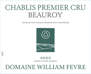 2023 Chablis Beauroy Domaine 1er Cru Domaine William Fevre Chablis