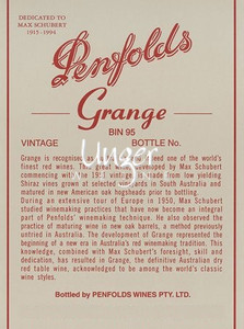 2017 Grange Penfolds Südaustralien