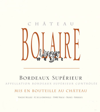 2012 Chateau Bolaire Bordeaux Superieur