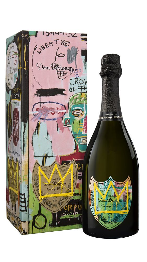 2015 Dom Perignon Champagner Brut Special Edition - Tribute to Jean-Michel Basquiat - Edition Yellow Moet et Chandon Champagne