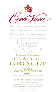 2001 Chateau Gigault Cuvee Viva Cotes Blaye